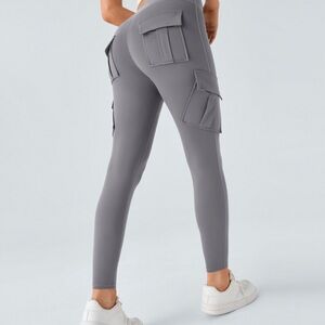 Halara Gray Cargo Leggings